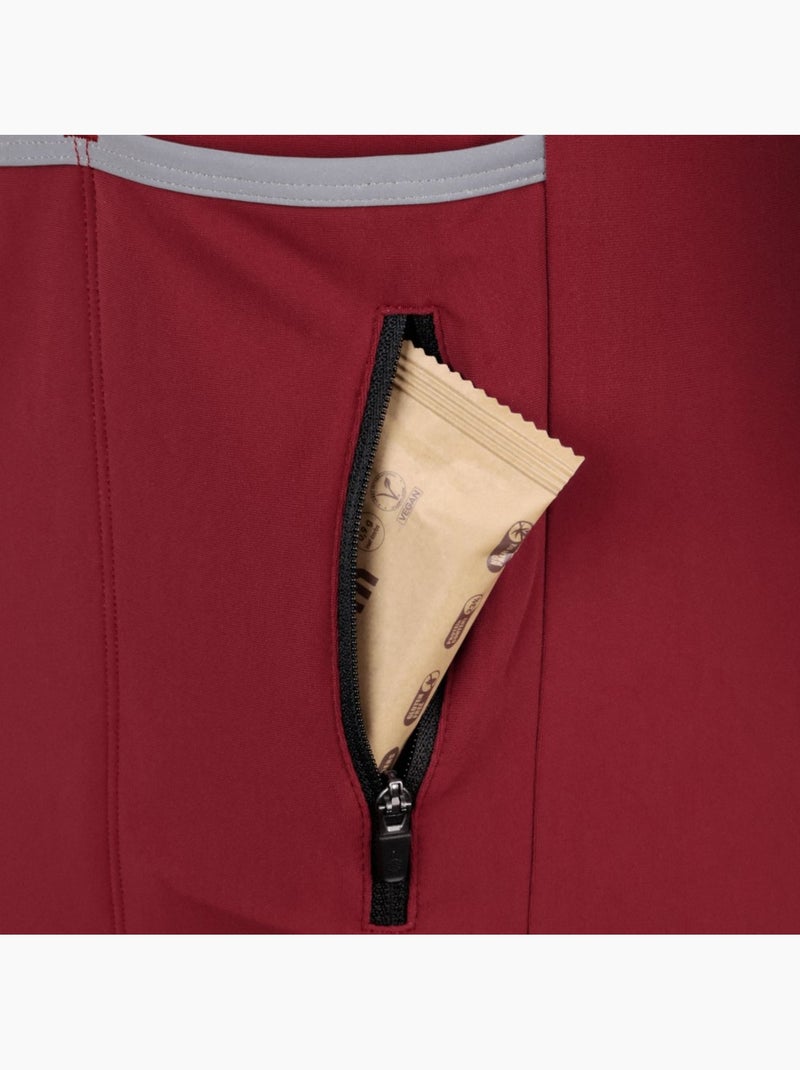 Heren thermisch wielershirt Rood - Kiabi