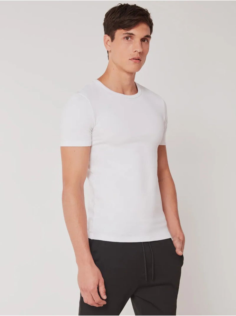Heren thermische binnen t-shirt Wit - Kiabi