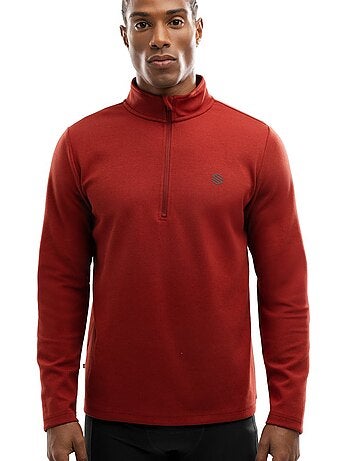 Heren training sweatshirt met halve rits