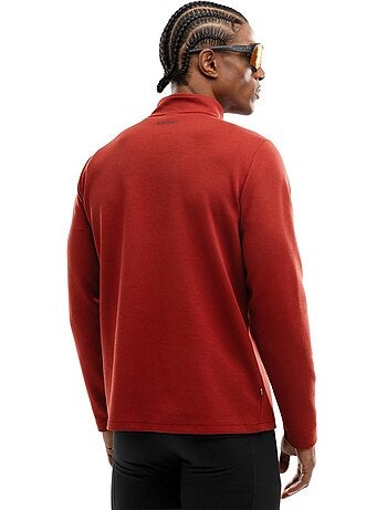 Heren training sweatshirt met halve rits