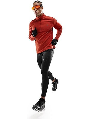 Heren training sweatshirt met halve rits