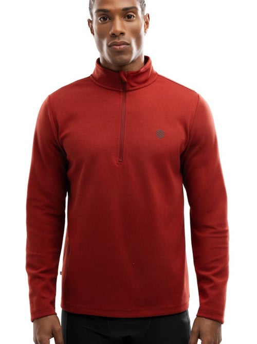 Heren training sweatshirt met halve rits - Kiabi