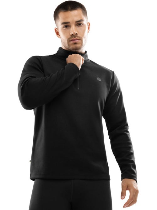 Heren training sweatshirt met halve rits - Kiabi