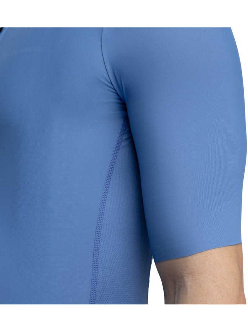 Heren ultralichtgewicht wielershirt Marineblauw - Kiabi