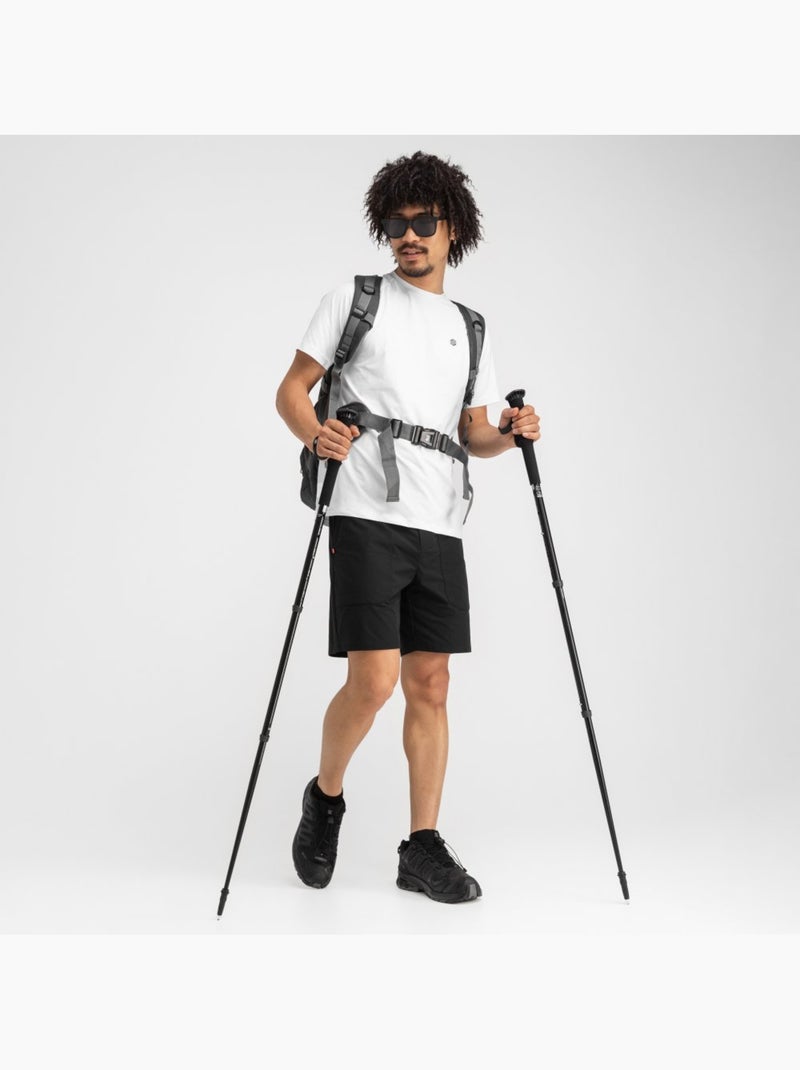 Heren wandel t-shirt met korte mouwen Wit - Kiabi
