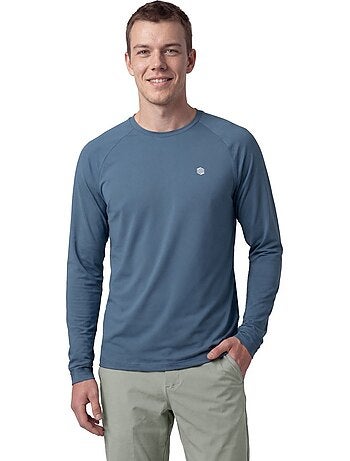 Heren wandel t-shirts lange mouw