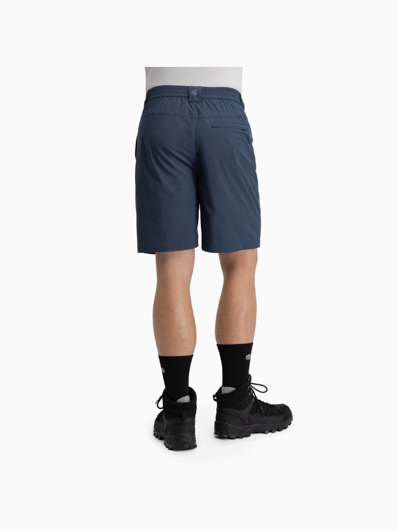 Heren waterafstotende wandelshort Blauw - Kiabi