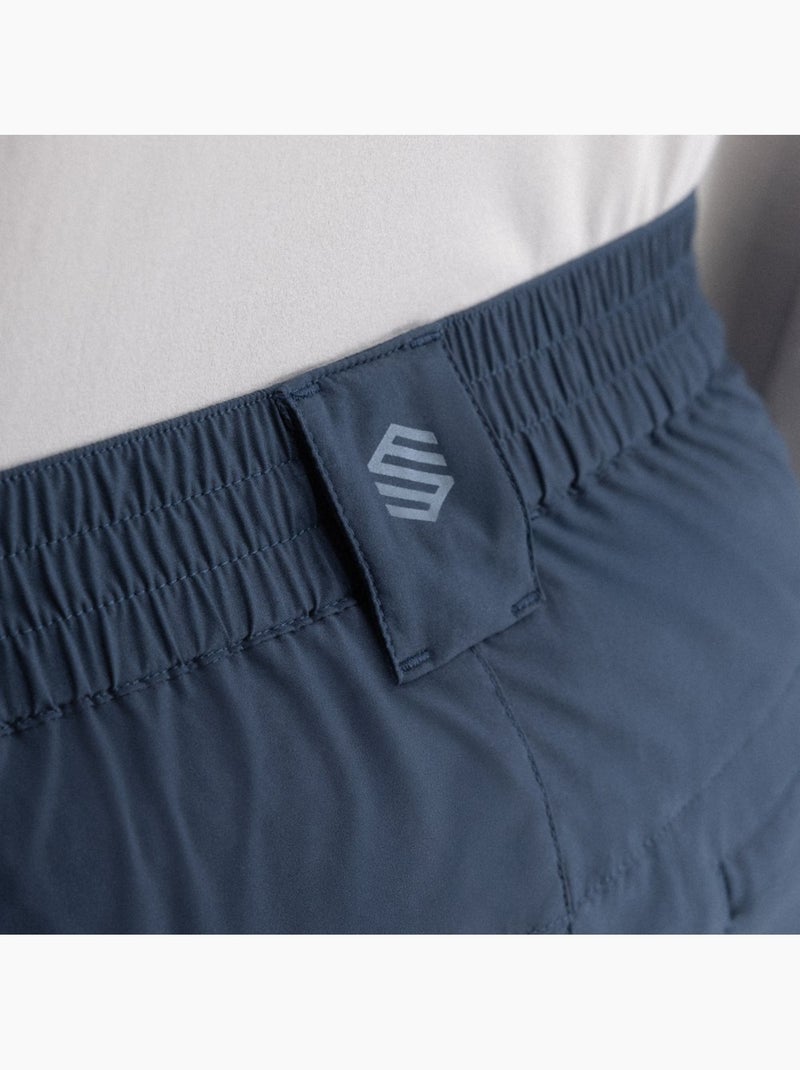 Heren waterafstotende wandelshort Blauw - Kiabi