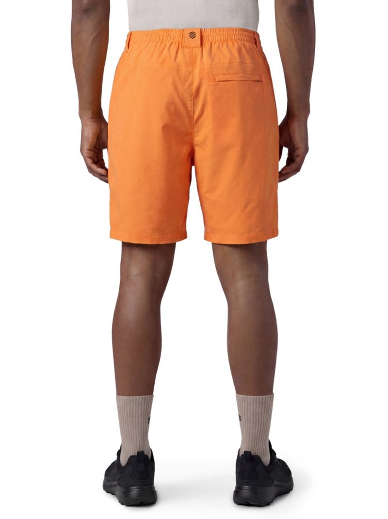 Heren waterafstotende wandelshort Oranje - Kiabi