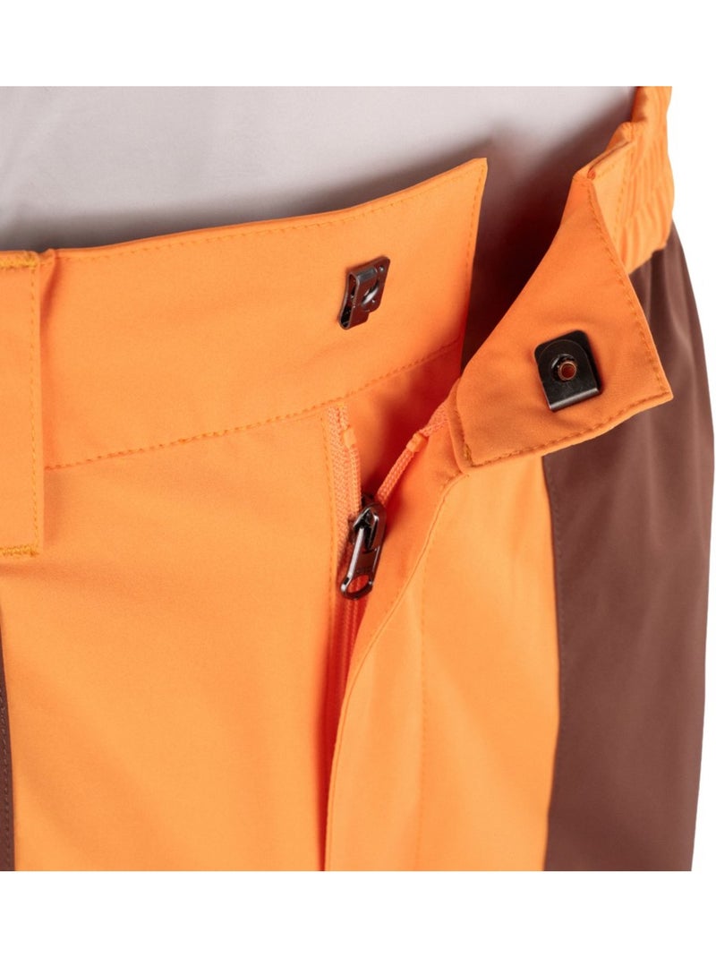 Heren waterafstotende wandelshort Oranje - Kiabi