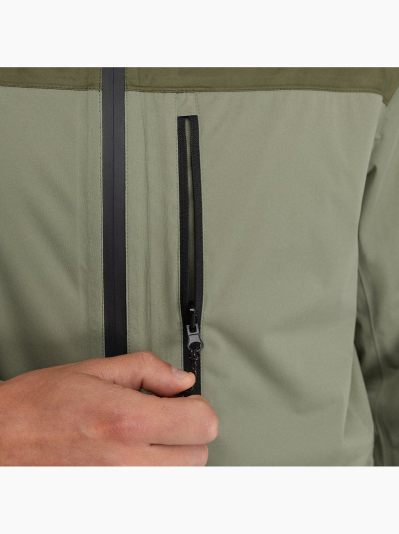 Heren waterdichte wandeljas Groen - Kiabi