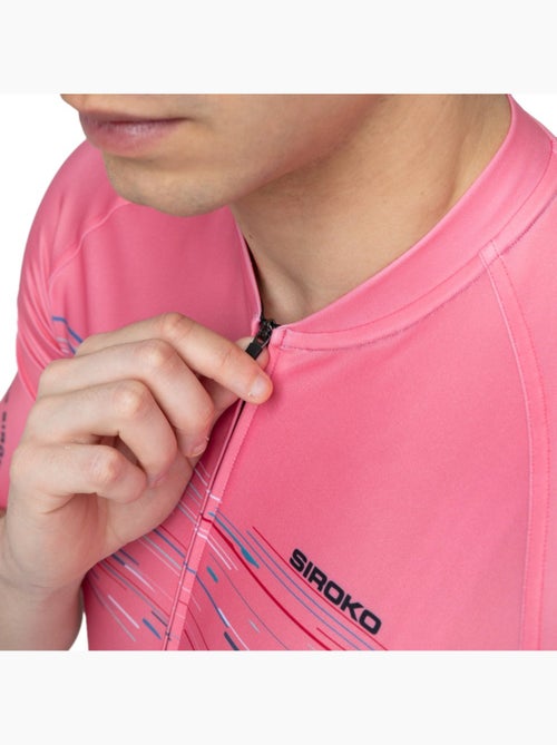 Heren wielershirt korte mouw - Kiabi