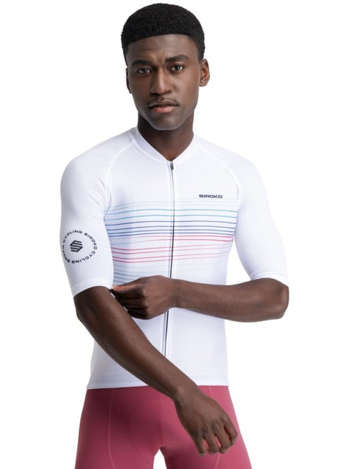 Heren wielershirt korte mouw - Kiabi