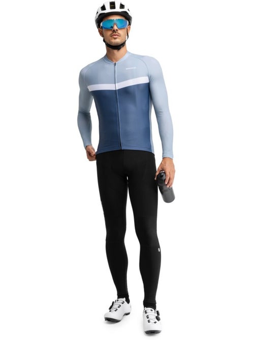 Heren wielershirt lange mouw - Kiabi