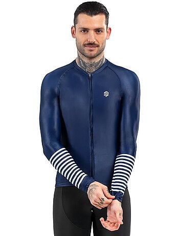 Heren wielershirt lange mouw