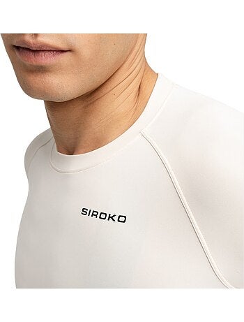 Heren wielershirt met lange mouwen