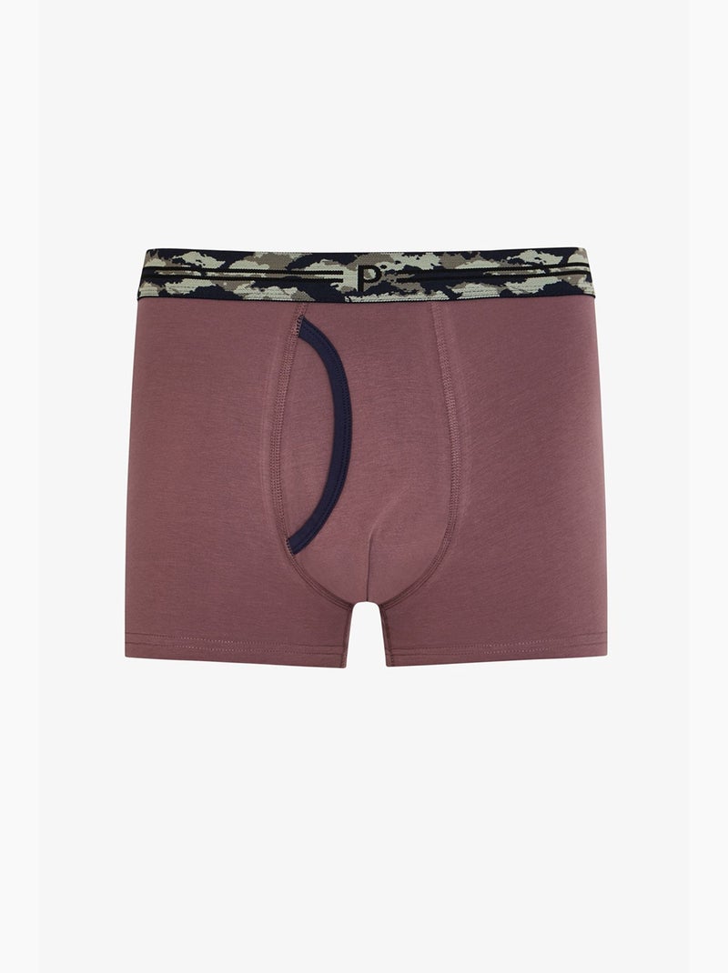 Herenboxer wildband penti Groen/Blauw/Roze - Kiabi