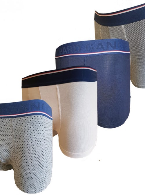 Herenboxershorts Slibard Gang - Set van 4 - Kiabi Herenboxershorts Slibard Gang - Set van 4 - Kiabi