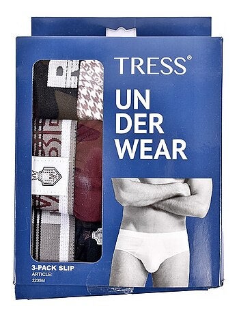 Herenslip TRESS KATOEN - Set van 3