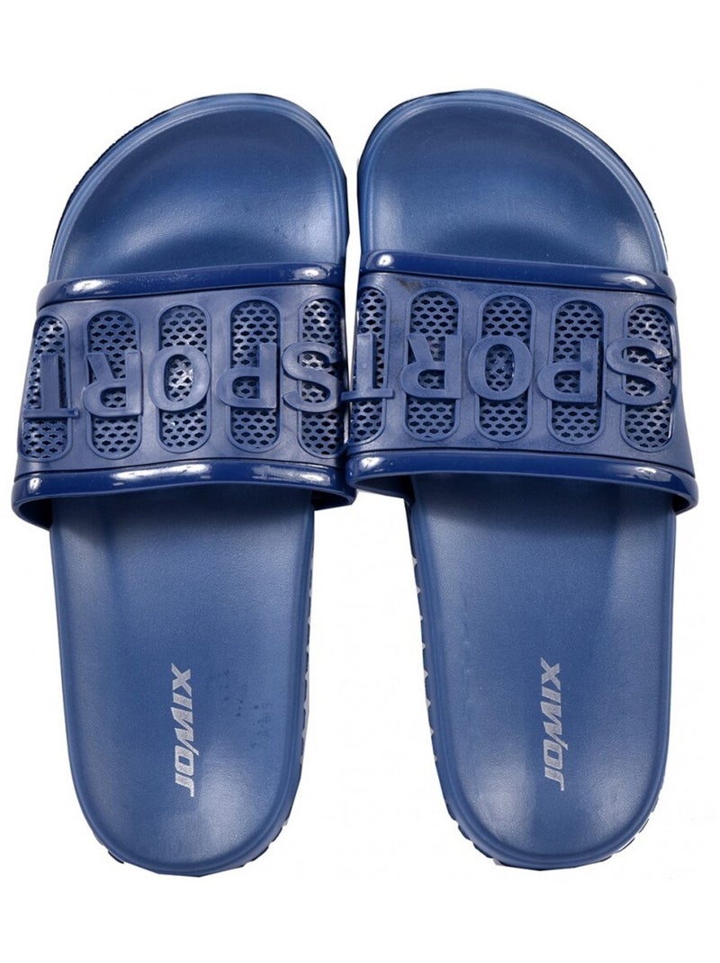 Herenslipper Marineblauw - Kiabi