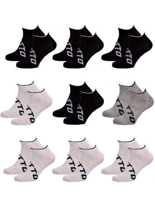Herensokken LOTTO SNEAKER - Set van 9 paar - Kiabi