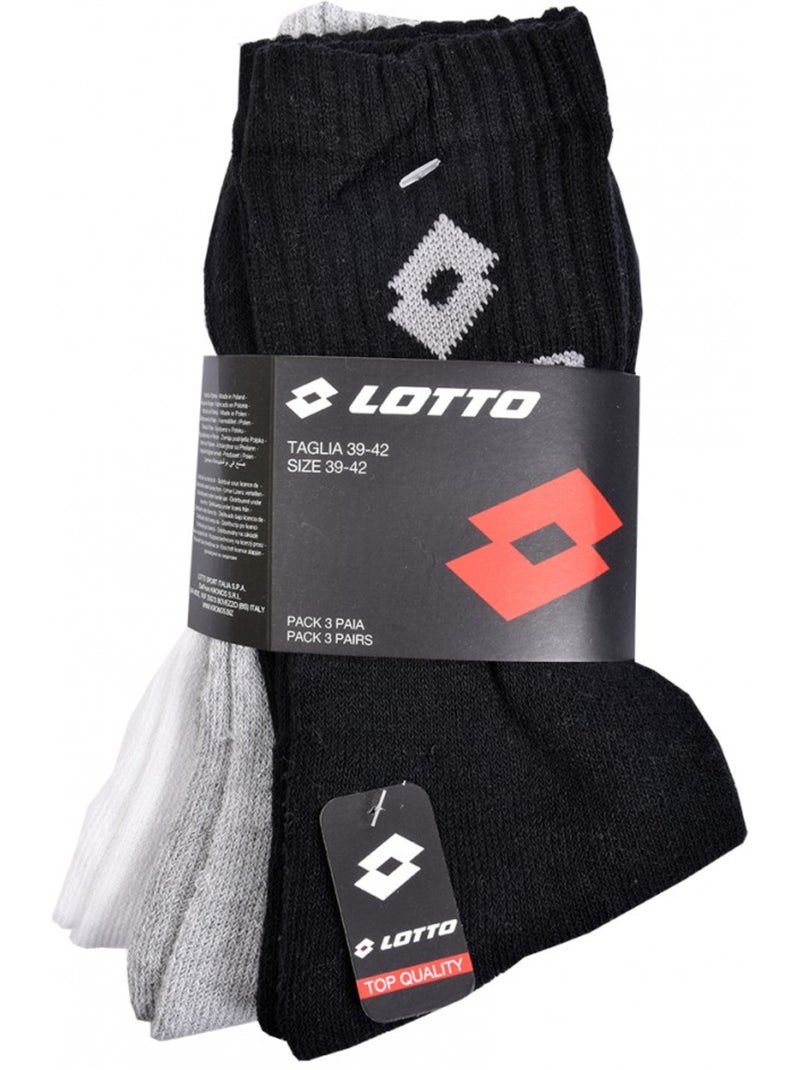 Herensokken LOTTO TENNIS - Set van 6 paar Goud/Goudkleurig - Kiabi