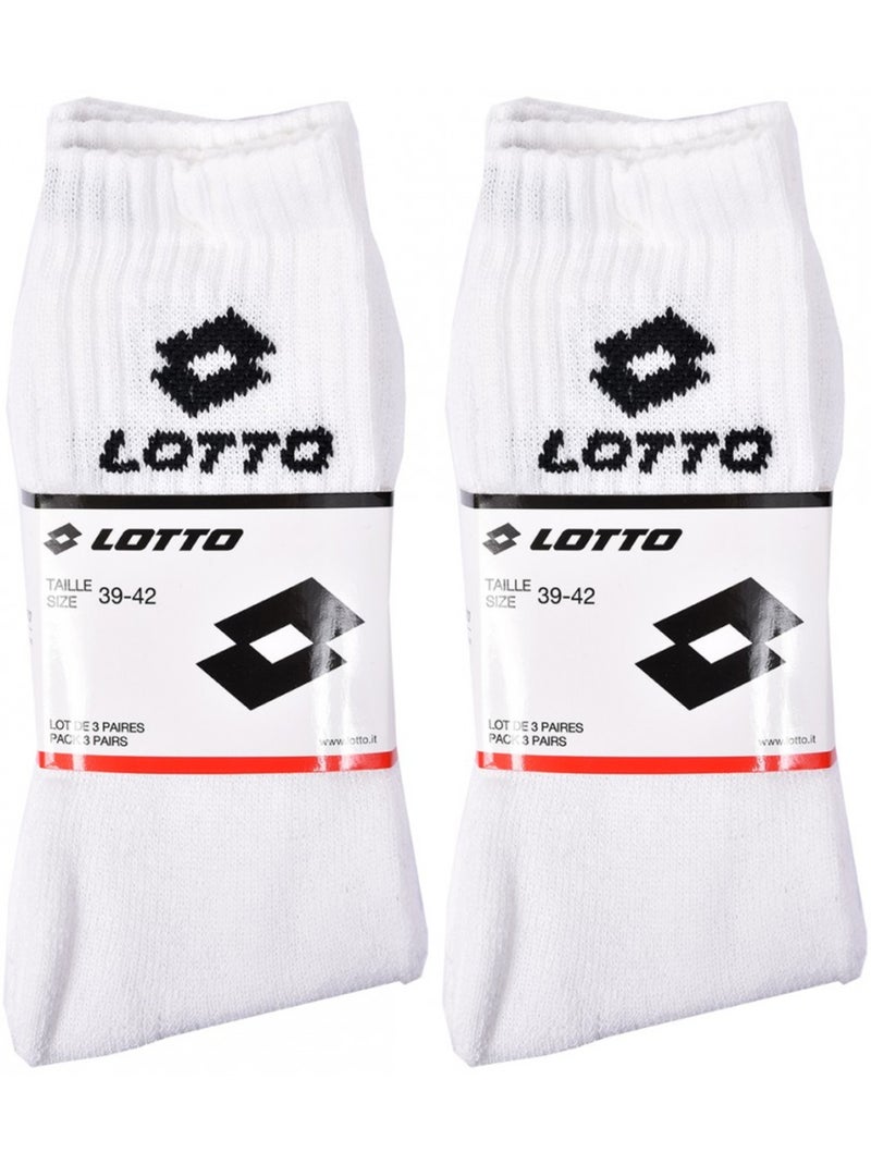 Herensokken LOTTO TENNIS - Set van 6 paar Multicolor - Kiabi