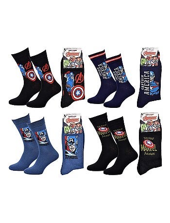 Herensokken Set MARVEL AVENGERS 4 paar