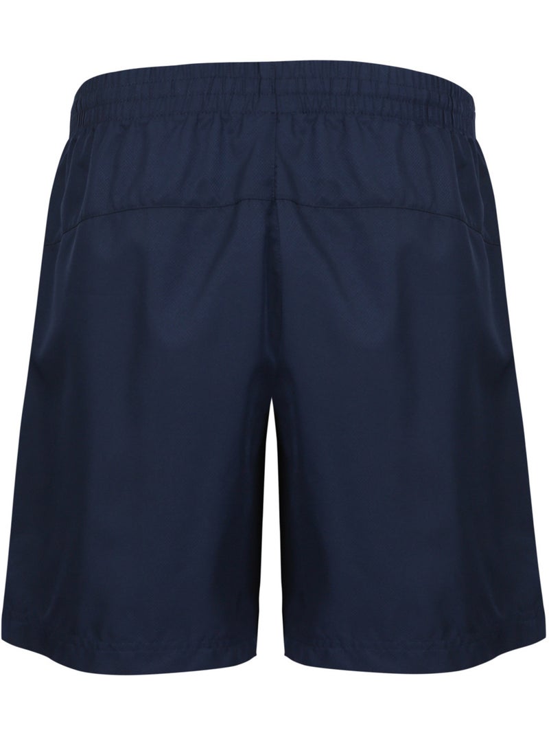 Herensportshorts met zak en logo 484500 Blauw - Kiabi