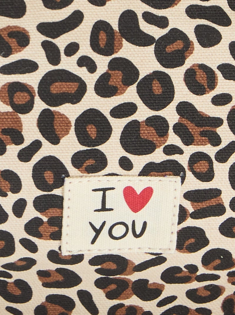 Heuptas met luipaardprint 'Agathe Sorlet x Kiabi' - Valentijnsdag Wit - Kiabi