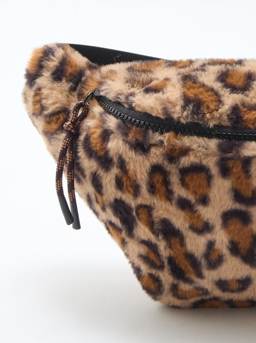 Heuptasje met luipaardprint van imitatiebont - Kiabi