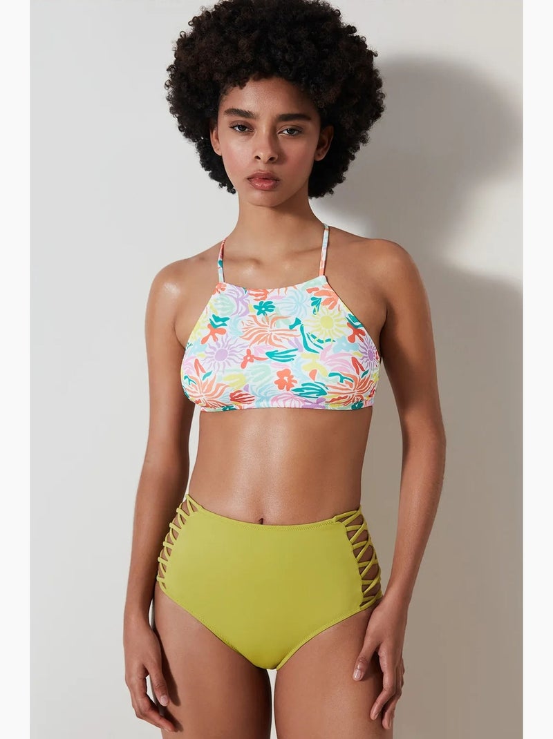 High fashion bikinibroekje penti Kakigroen - Kiabi