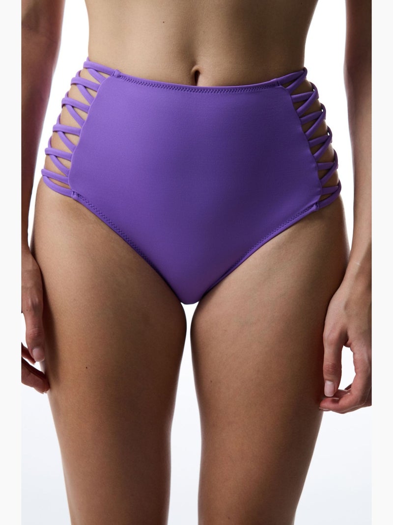 High fashion bikinibroekje penti Paars - Kiabi