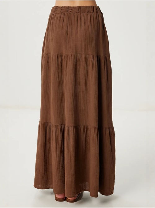 High waist a-lijn maxi rok istanbul - Kiabi
