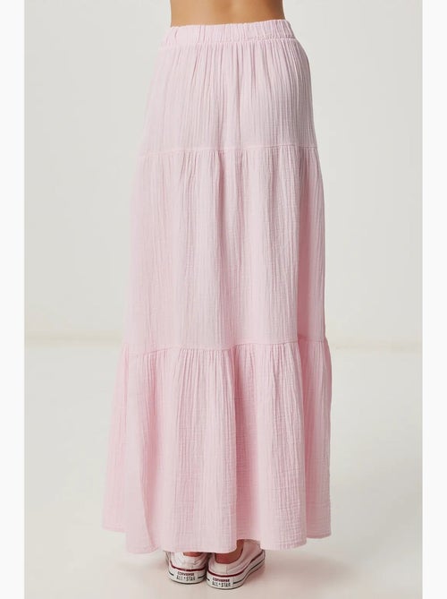 High waist a-lijn maxi rok istanbul - Kiabi
