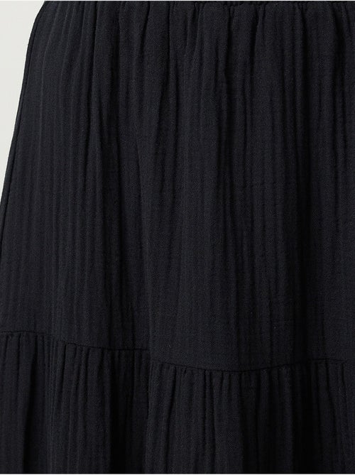 High waist a-lijn maxi rok istanbul - Kiabi