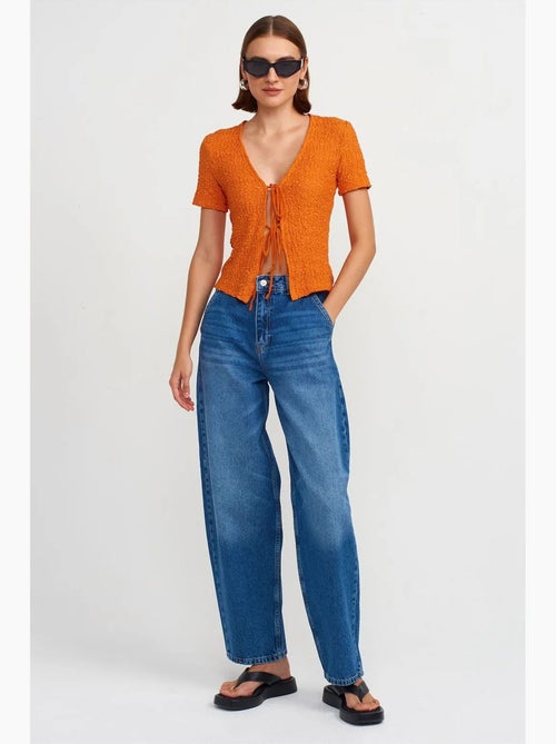 High-waist balloon jeans dilvin - Kiabi High-waist balloon jeans dilvin - Kiabi