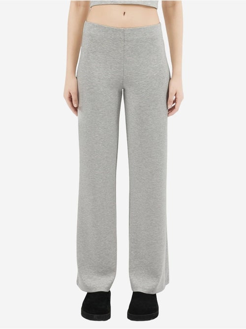 High-waist broek met rechte pijpen busem - Kiabi