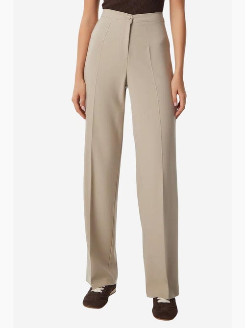 High-waist broek met rechte pijpen istanbul - Kiabi