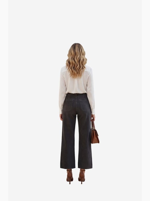 High waist denim broek met rits my fashion - Kiabi High waist denim broek met rits my fashion - Kiabi