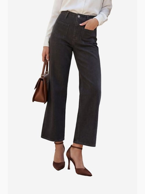 High waist denim broek met rits my fashion - Kiabi High waist denim broek met rits my fashion - Kiabi