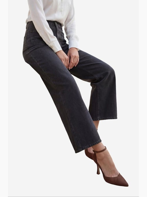 High waist denim broek met rits my fashion - Kiabi High waist denim broek met rits my fashion - Kiabi