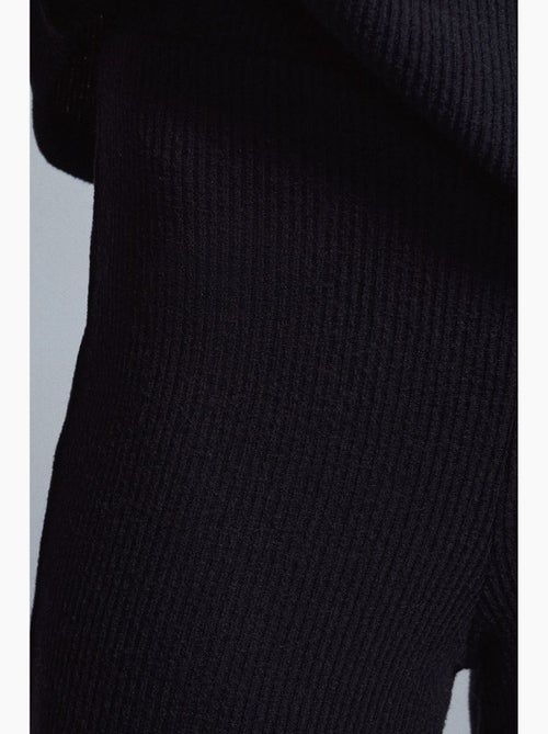 High-waist flared broek van tricot dilvin - Kiabi