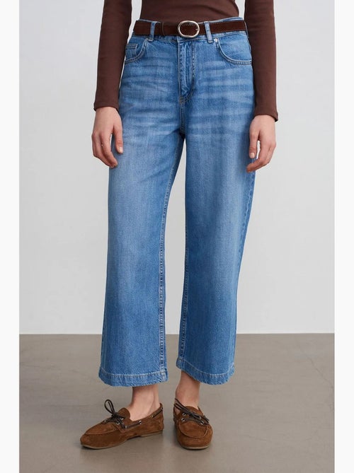 High-waist jeans met wijde pijp dilvin - Kiabi High-waist jeans met wijde pijp dilvin - Kiabi