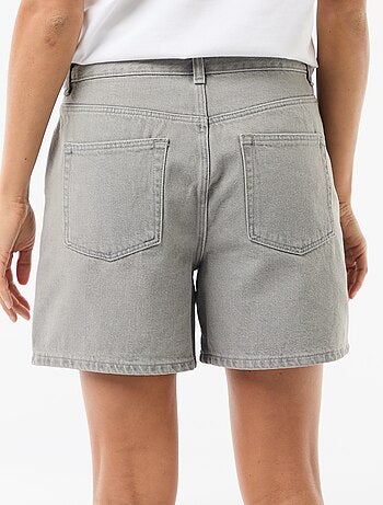 High waist jeansshort