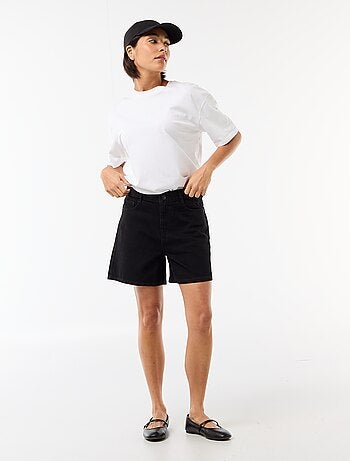 High waist jeansshort