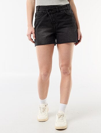 High waist jeansshort