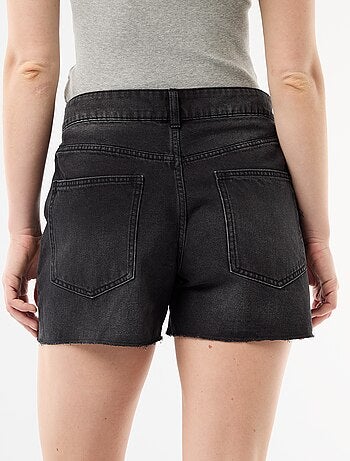 High waist jeansshort