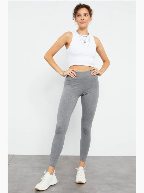 High-waist legging van katoen-lycra jersey tommy - Kiabi High-waist legging van katoen-lycra jersey tommy - Kiabi