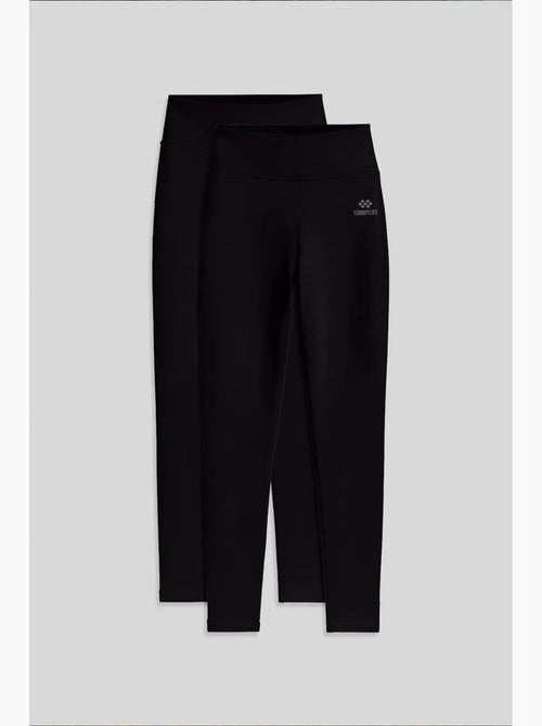 High-waist legging van katoen-lycra jersey tommy - Kiabi High-waist legging van katoen-lycra jersey tommy - Kiabi